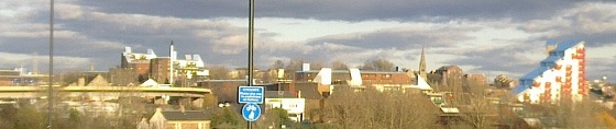 The Byker wall viewed from Byker Bridge