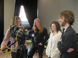 Jackie in action in a great northern 
youth voices workshop, February 2012